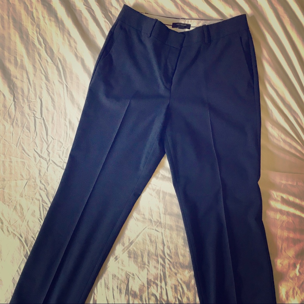 Ann Taylor Blue Kate (curvy) trouser pants sz 8